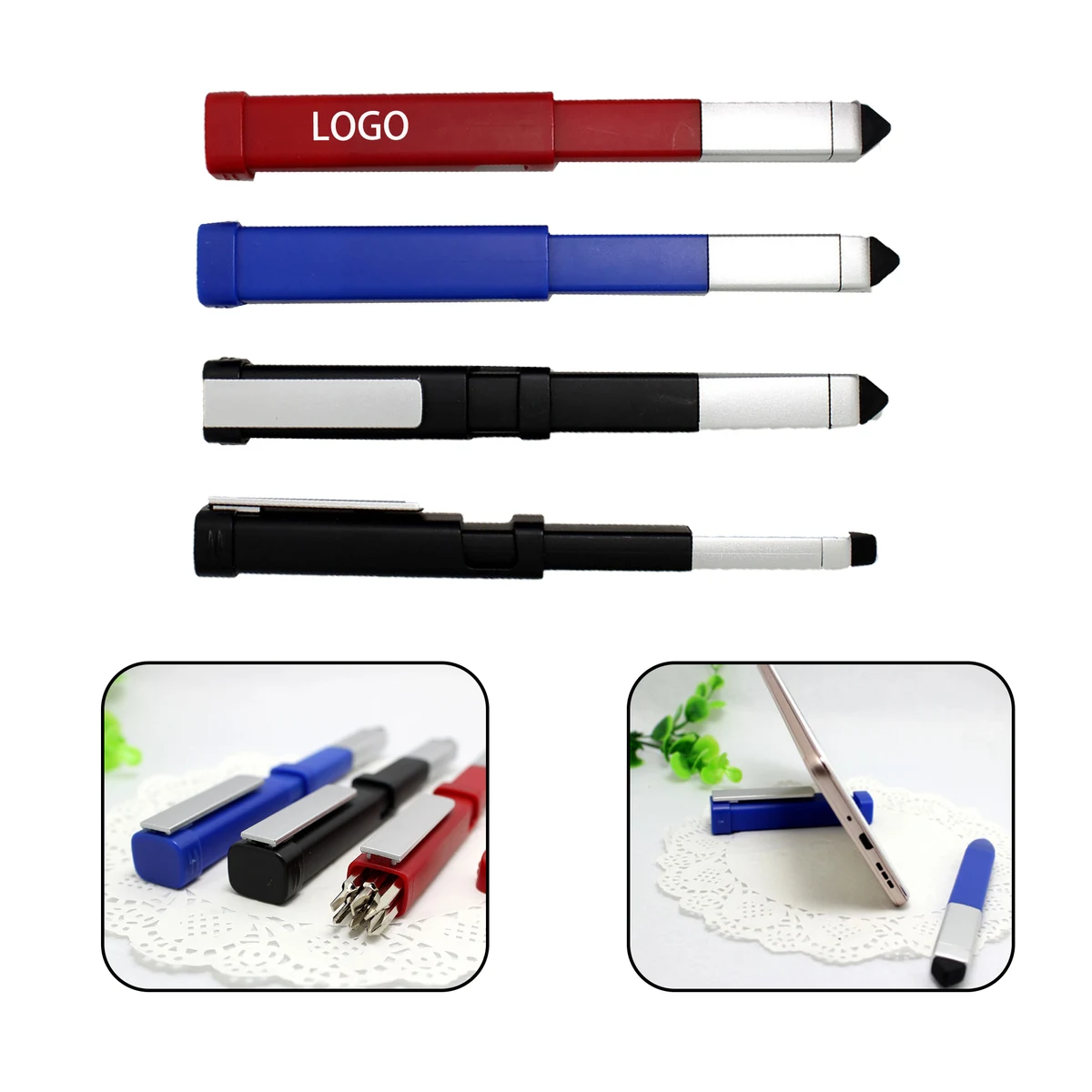MOQ:100pcs Stylus Pen With Tools 1