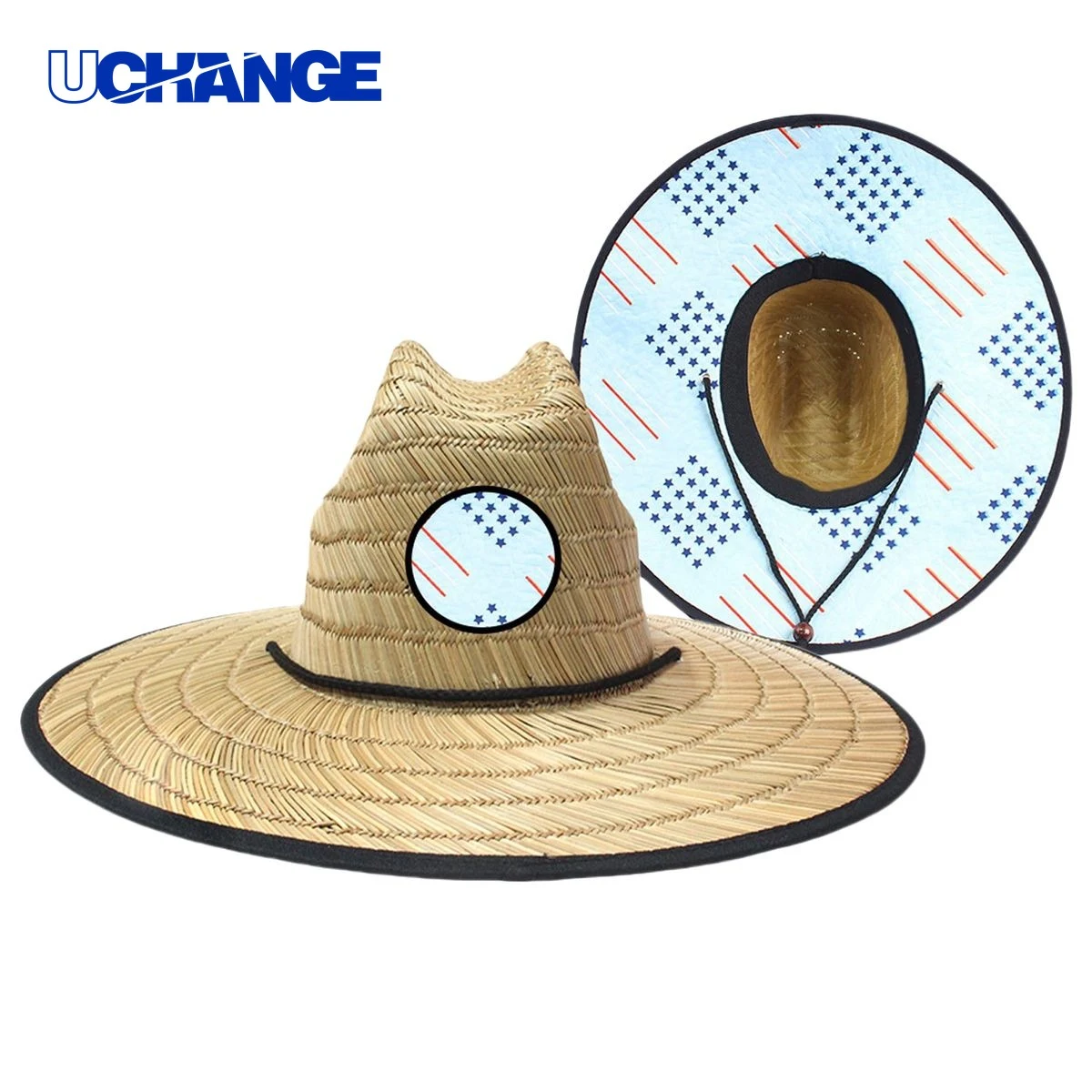 Sublimation Lifeguard Straw Hat 1
