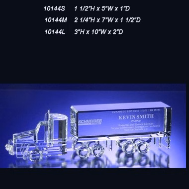 18 Wheeler Crystal Truck - Large