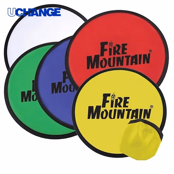 Collapsible Flying Disc with Pouch Packable Outdoor Game for Parks & Beaches