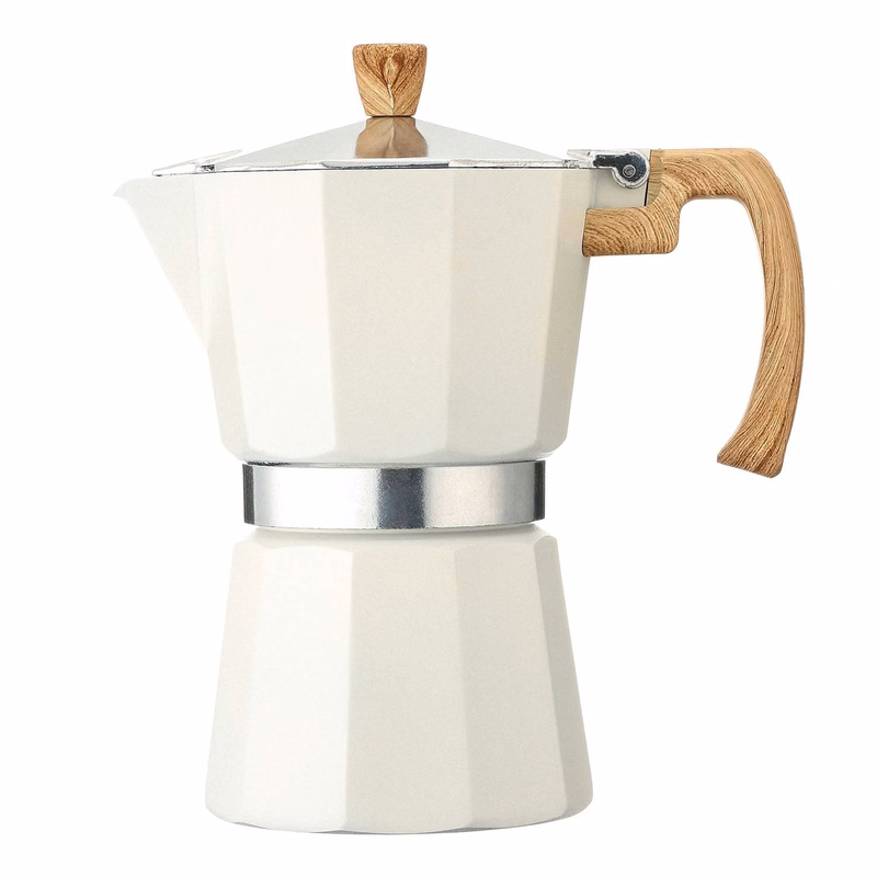 10oz Octagonal Aluminum Coffee Pot