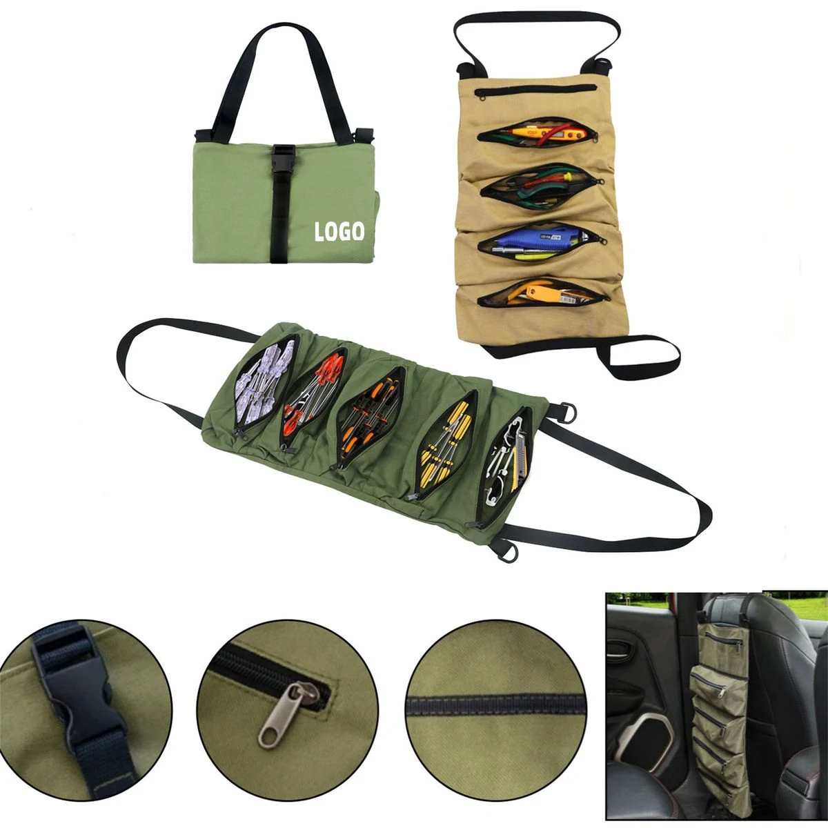 Multi Purpose Roll Up Tool Bag 1