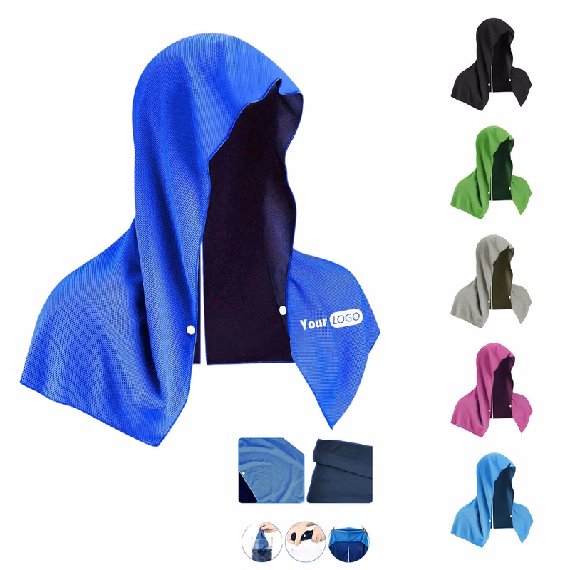 Breathable Hooded Cooling Towel Cap