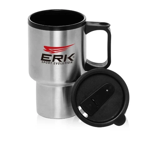 14 oz Travel Mug Stainless Steel 1