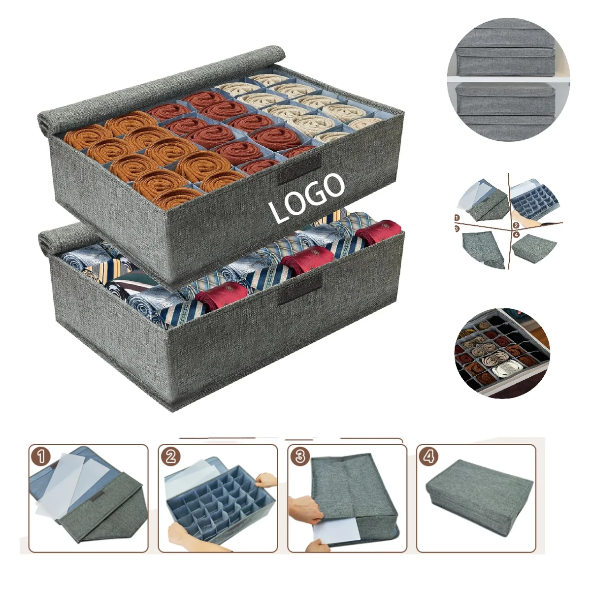 Sock Drawer Organizer 1