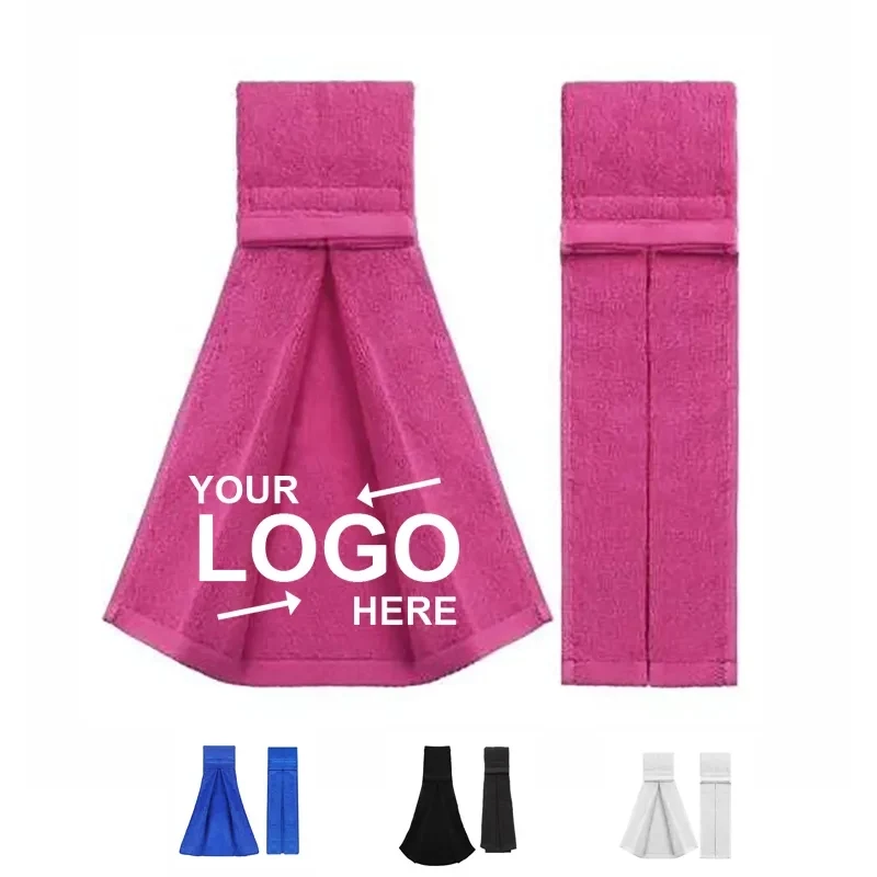 Football Towel With Hook & Loop Fastener 1