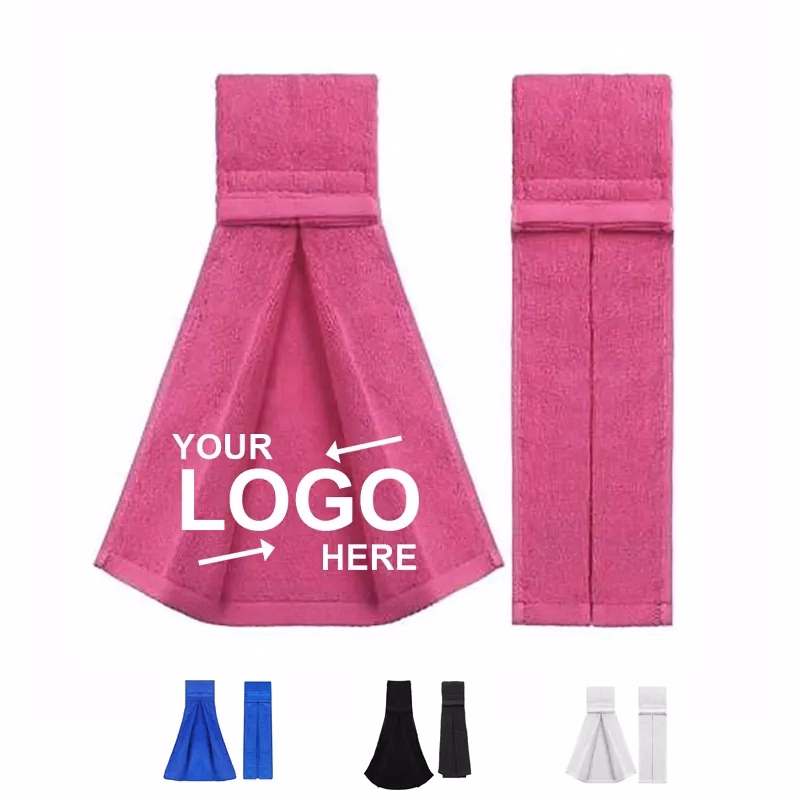 Football Towel With Hook & Loop Fastener