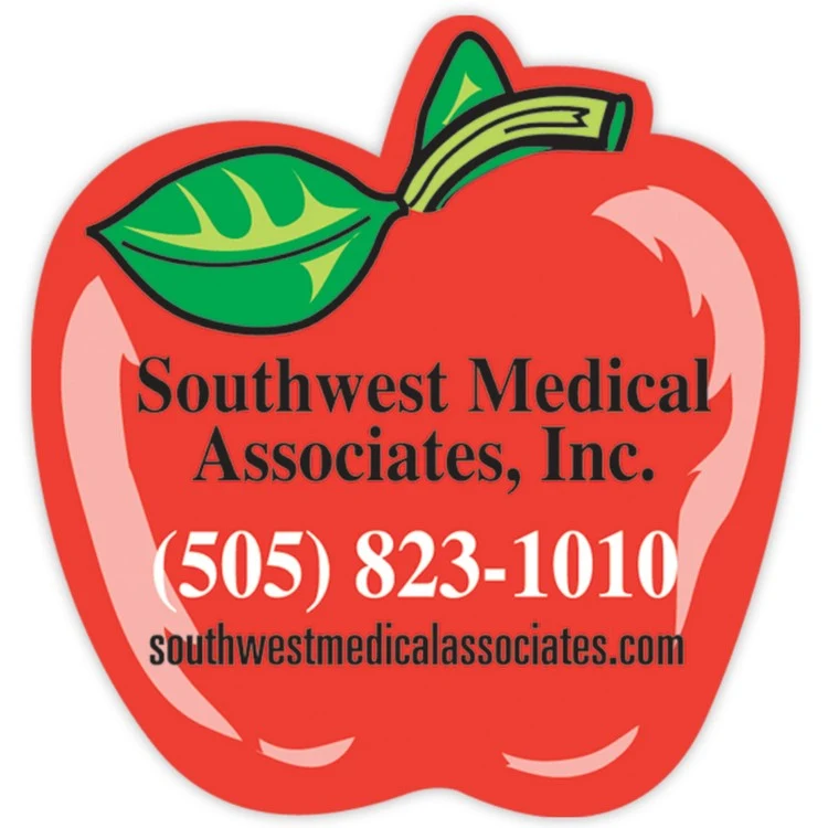 Vinyl Label (2.25"x2.25") Apple Shape 1