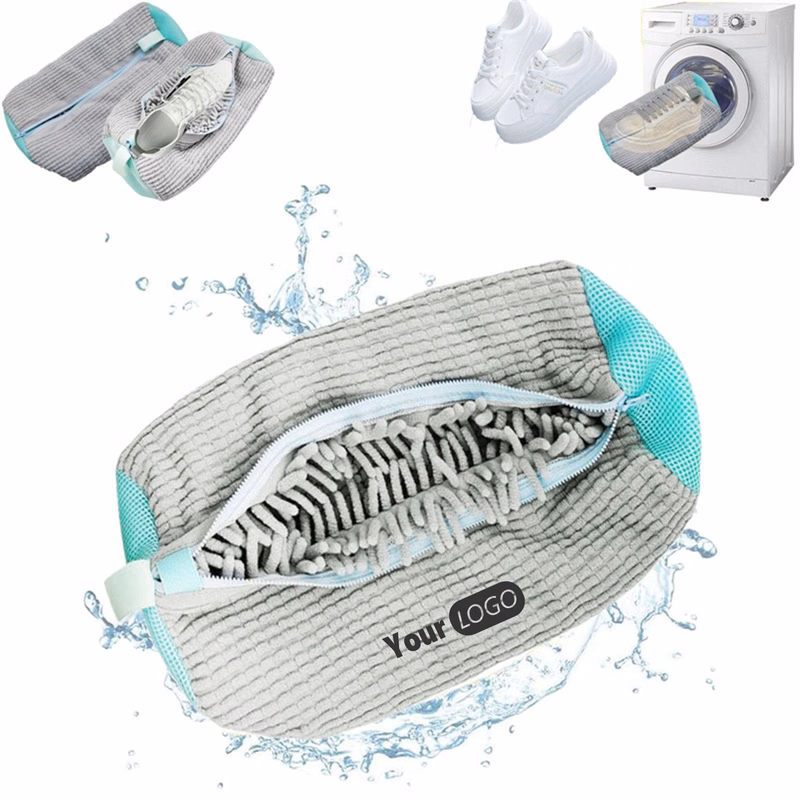 Polyester Logo-Ready Shoe Cleaning Bag