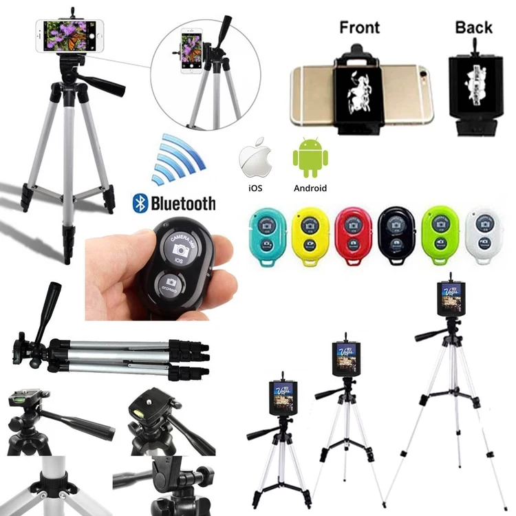 iBank ® Tripod + Universal Mount + Bluetooth Remote Shutter 1