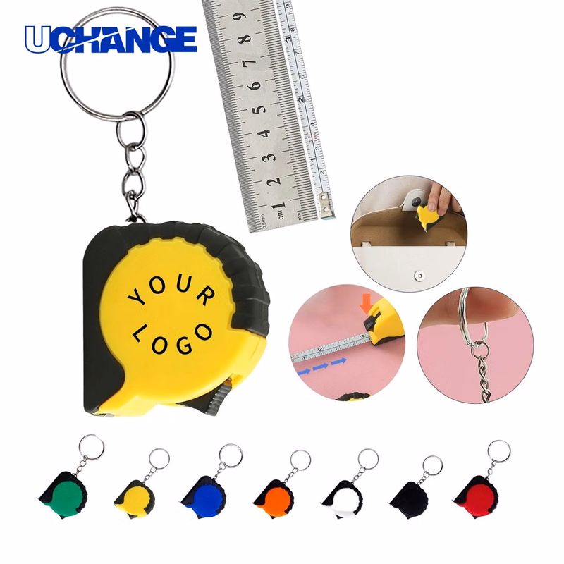 Mini Tape Measure Tool with Rubber Coating for Gifts
