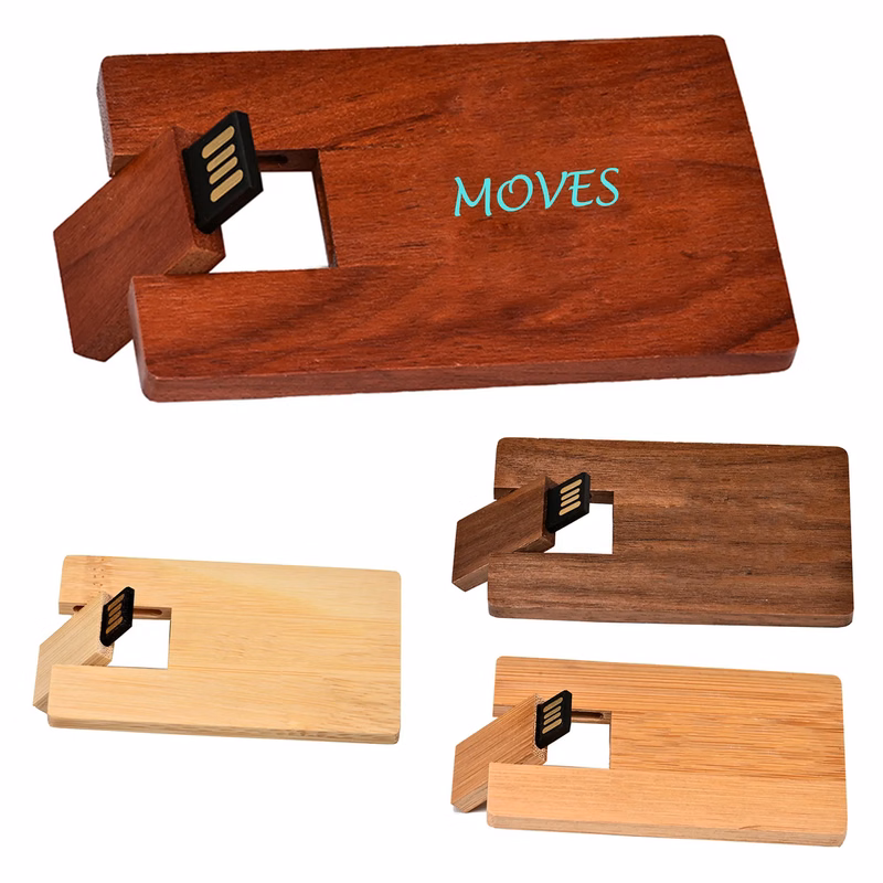 Wood Card USB Flash Drive 32GB