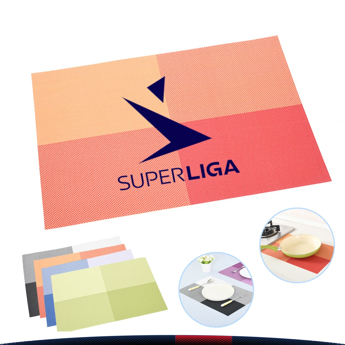 Rectangular PVC Table Mat 1