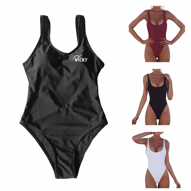 Women's Retro Low Back Swimsuit
