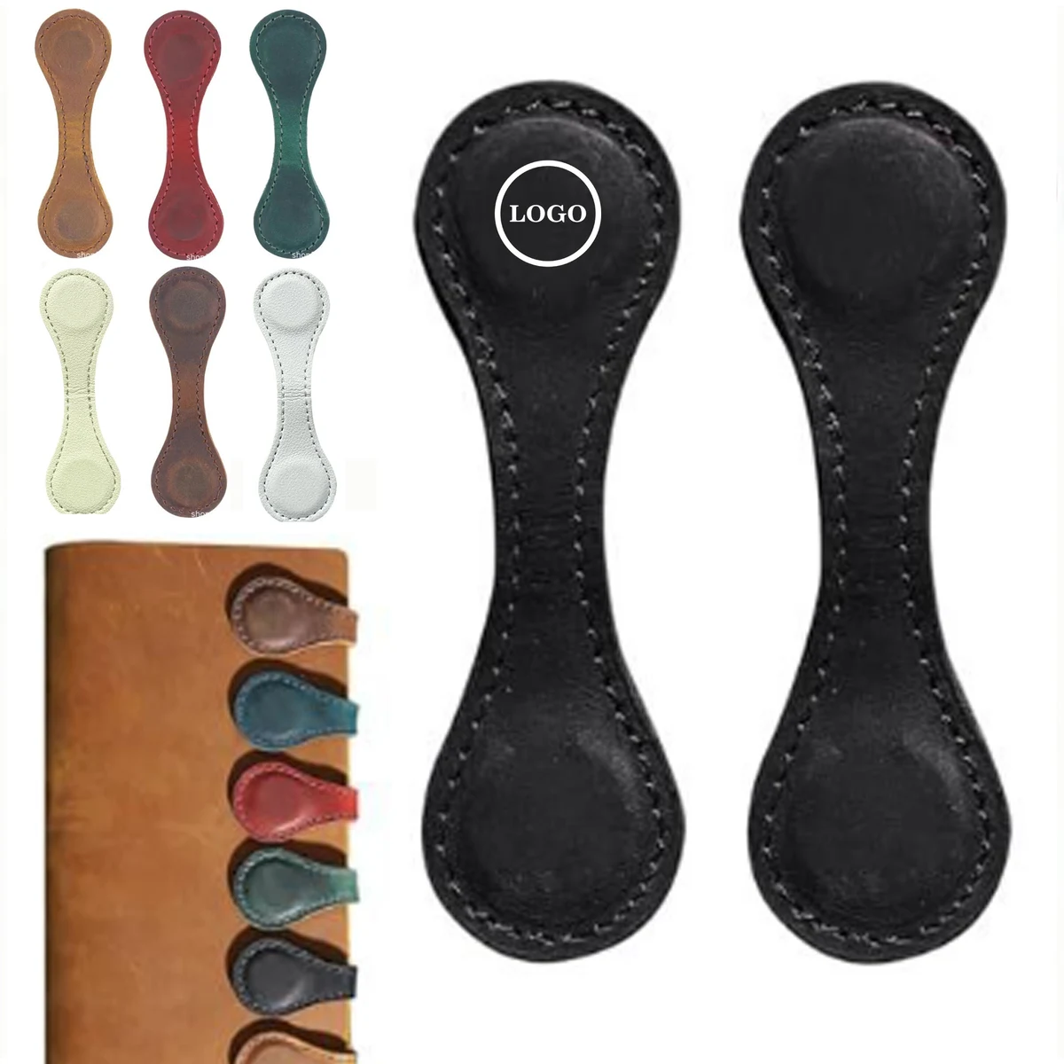 Magnetic Faux Leather Bookmark for Book Lovers 1