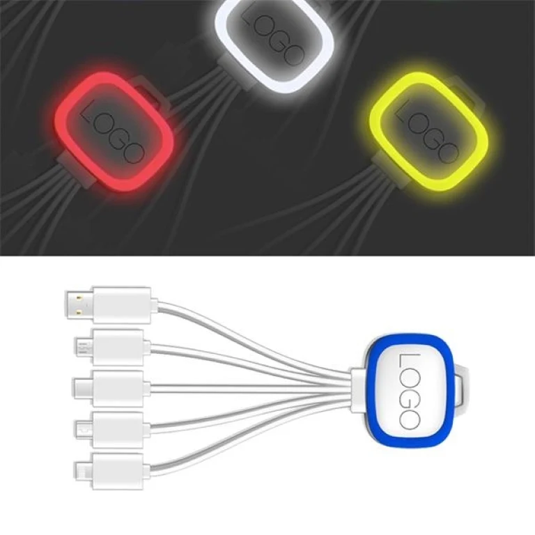 5 in 1 LED Ligthing USB Fast Charging Cable Data Cord 1