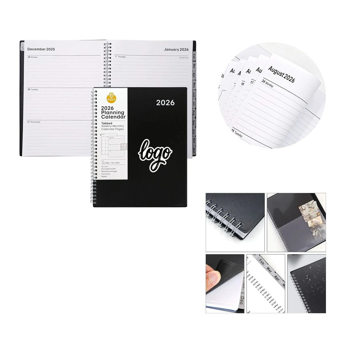 A4 PP Cover Schedule Notebook 1