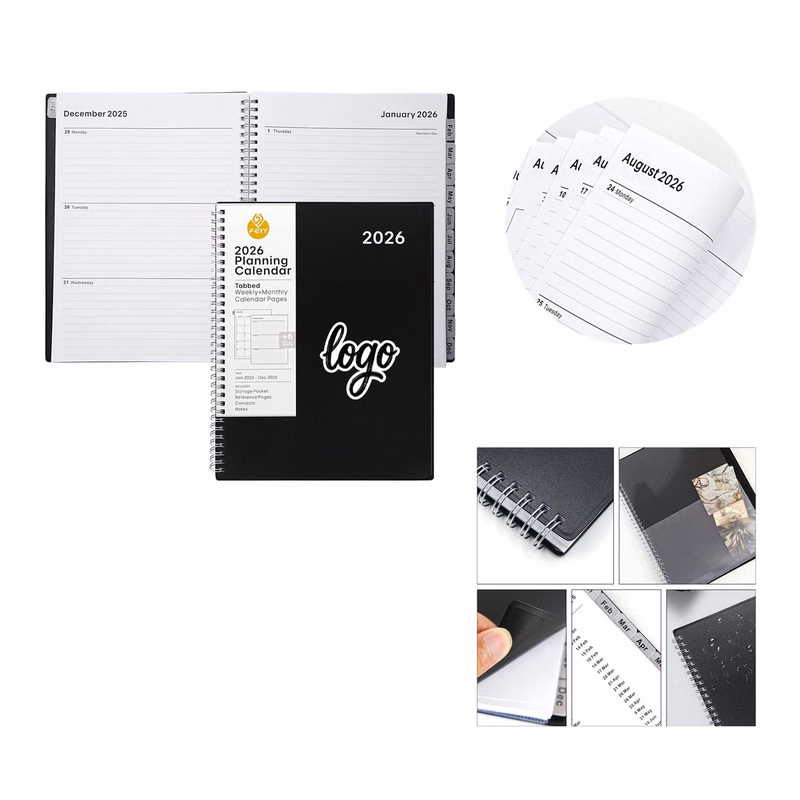 A4 PP Cover Schedule Notebook