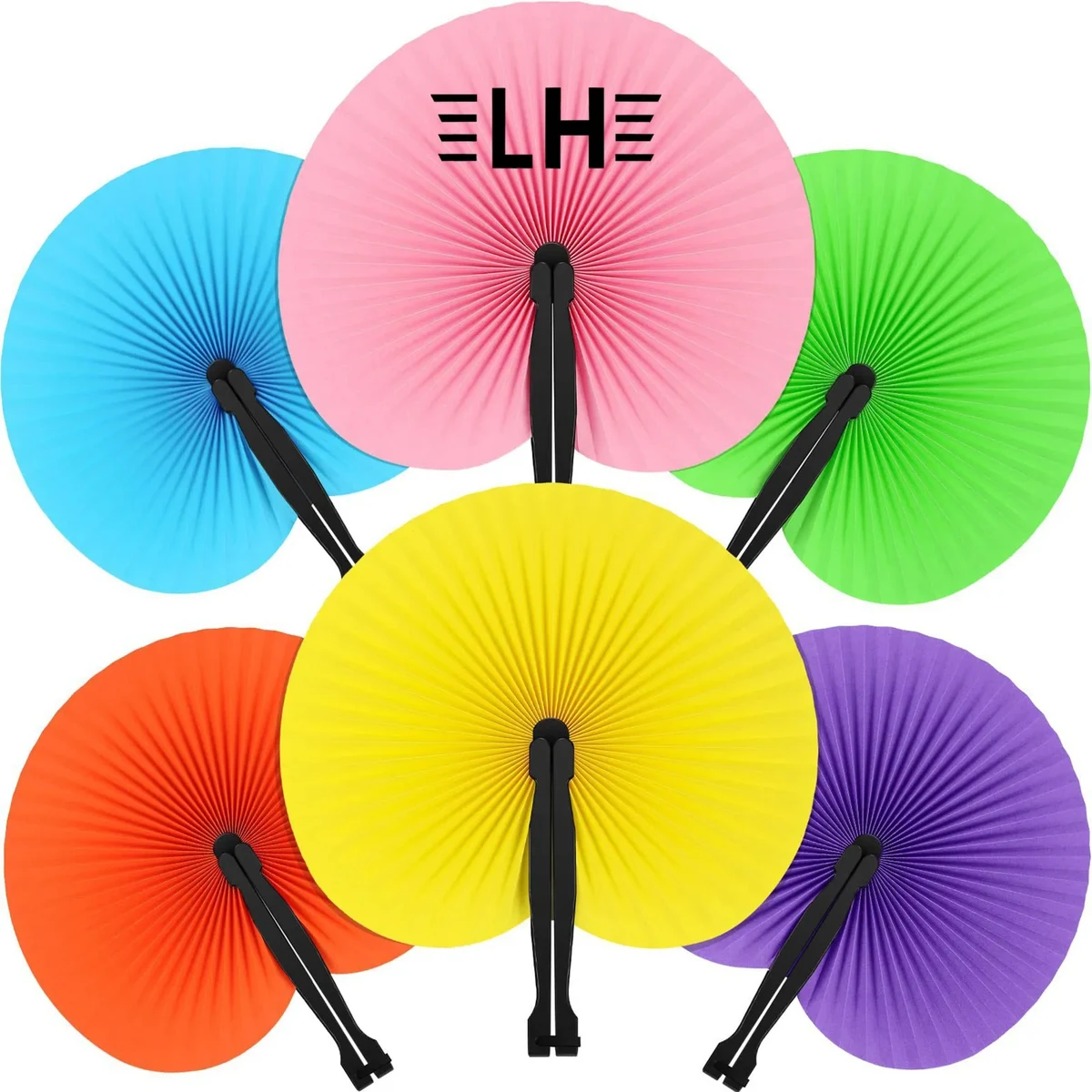 Decorative Paper Folding Hand Fans 1