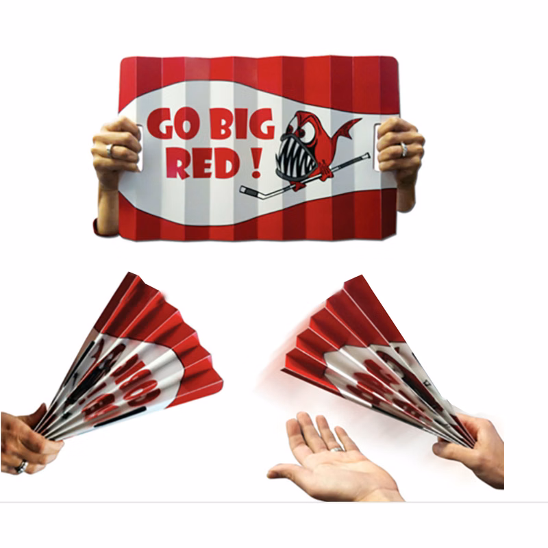 Handheld Paper Fan Banner