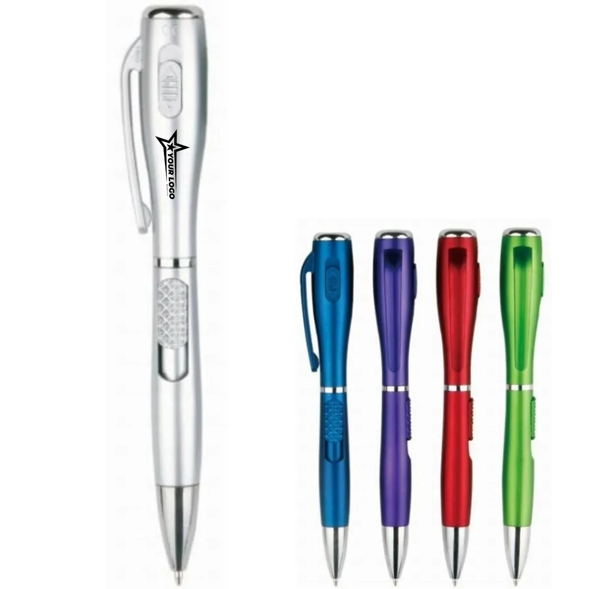 Plastic LED Light Pen With Torch Promotional Gift 1