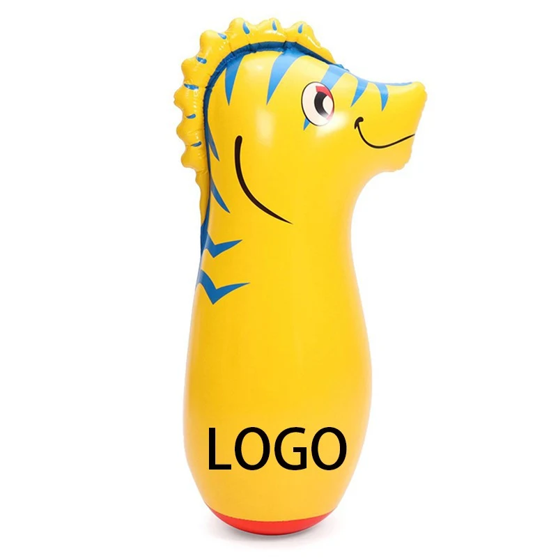 Inflatable Punching Bag Sea Horse Tumbler Toy 1