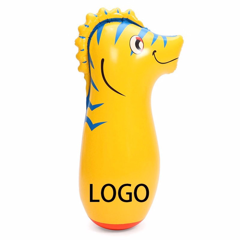 Inflatable Punching Bag Sea Horse Tumbler Toy