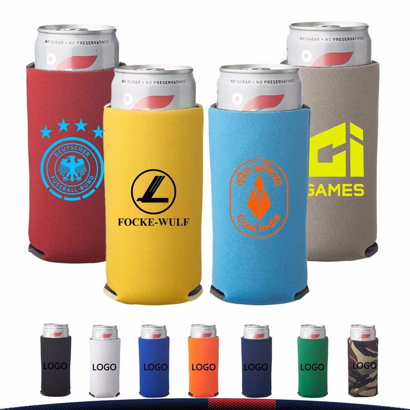 Slim Collapsible Can Coolers