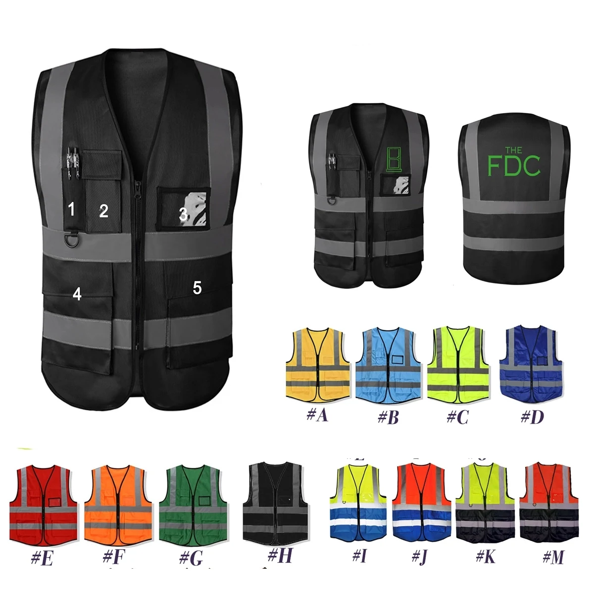 Reflective Safety Vest with Pouch 1