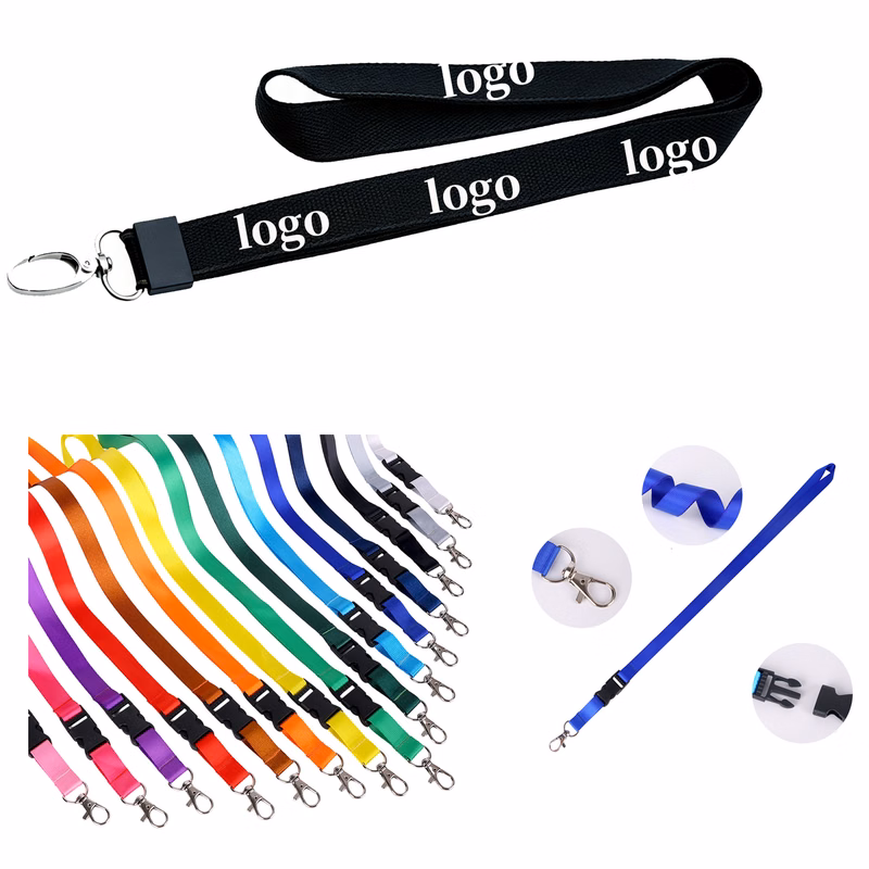Branded Safety Breakaway Lanyard For ID Badge Holders