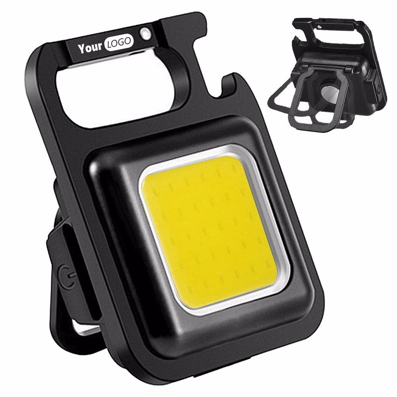 Aluminum Keychain Led Light With Bottle Opener
