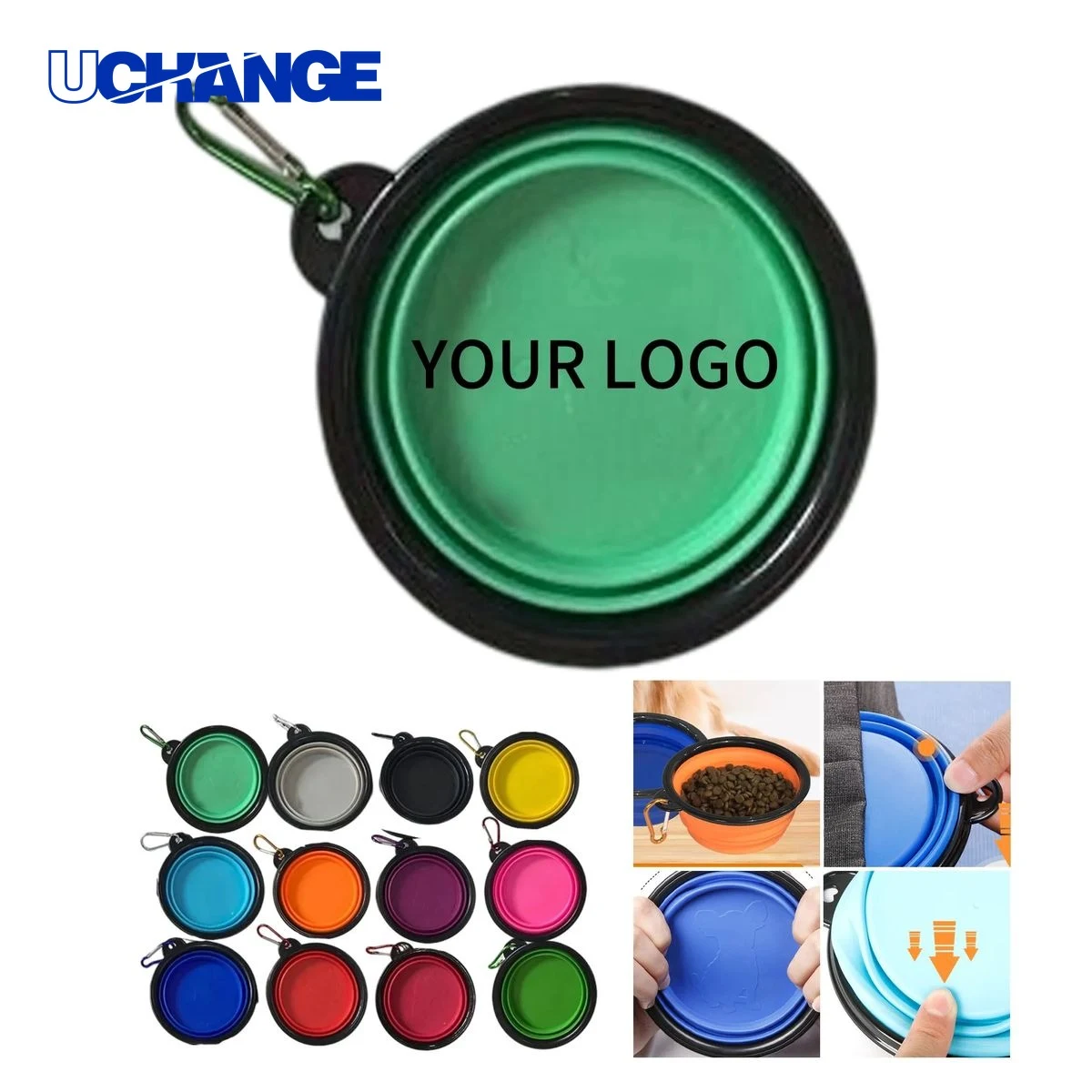 Portable Silicone Dog Bowl 1