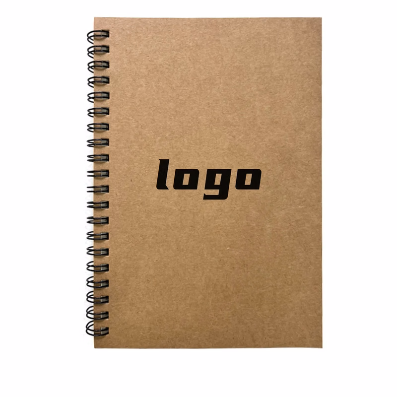 A5 Kraft Paper Coil Spiral Notebook