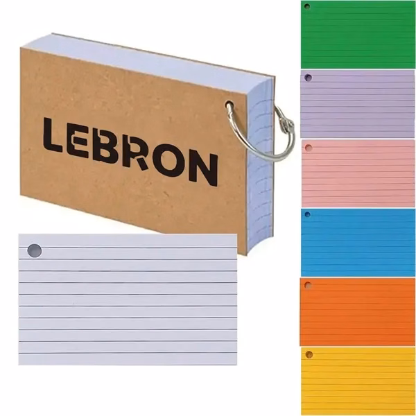 100PCS Double Sided Lined Index Notecards