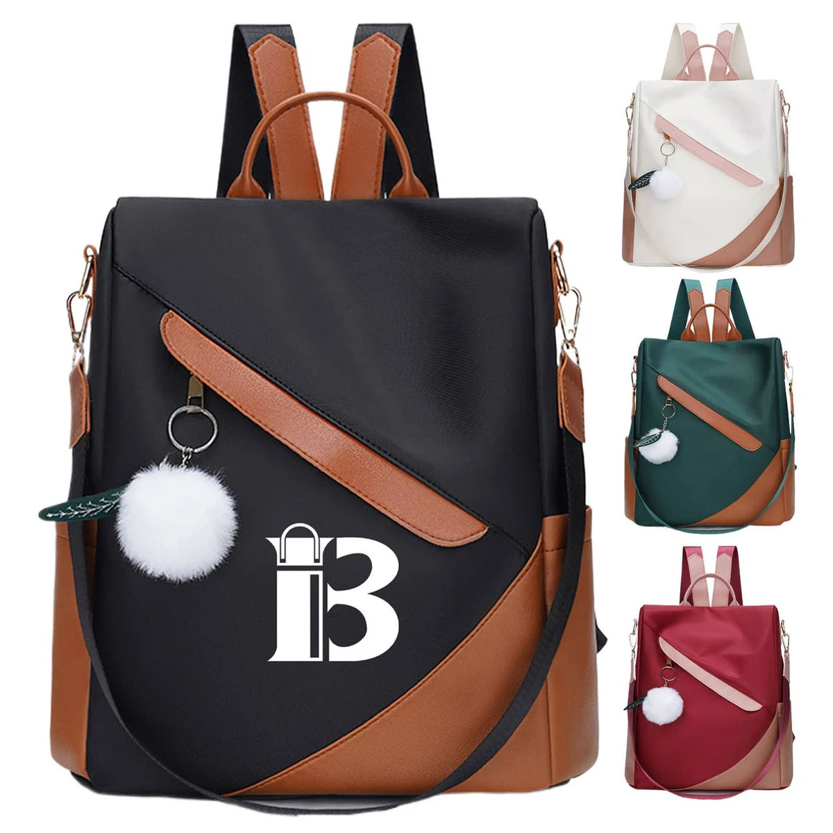 Lightweight Waterproof Oxford Backpack w/ Large Capacity 1