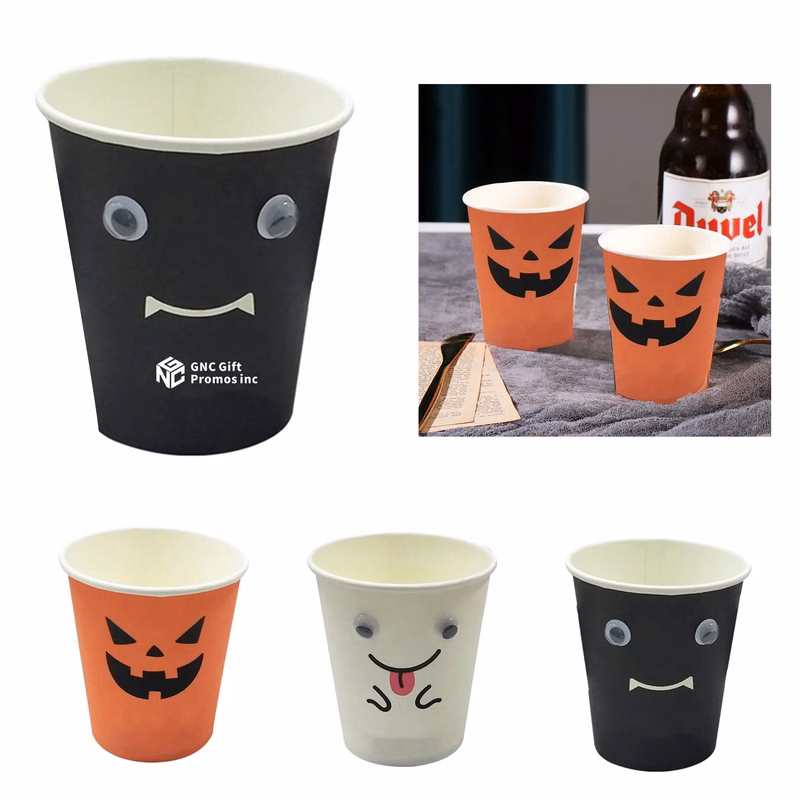 Customize Various Halloween Disposable Paper Cups
