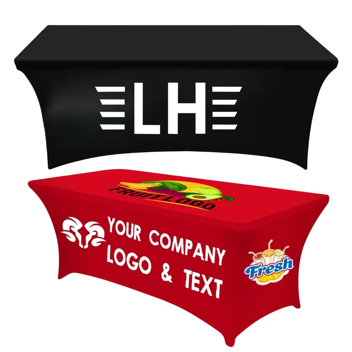 6' Sublimation Stretch Table Cover 1