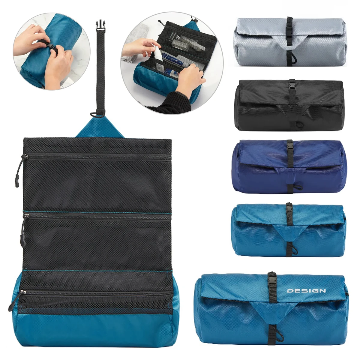 Foldable Travel Waterproof Toiletry Bag 1