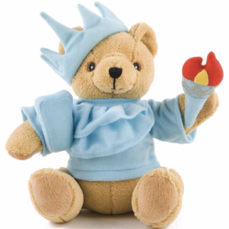 10" Statue of Liberty Bear