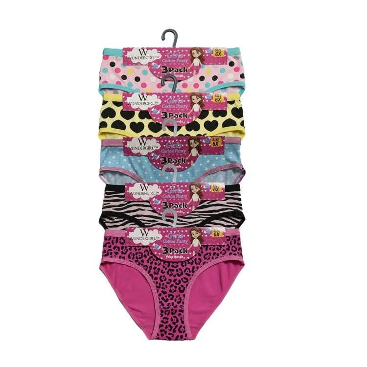 Girls' Panties - Assorted 3pk 1