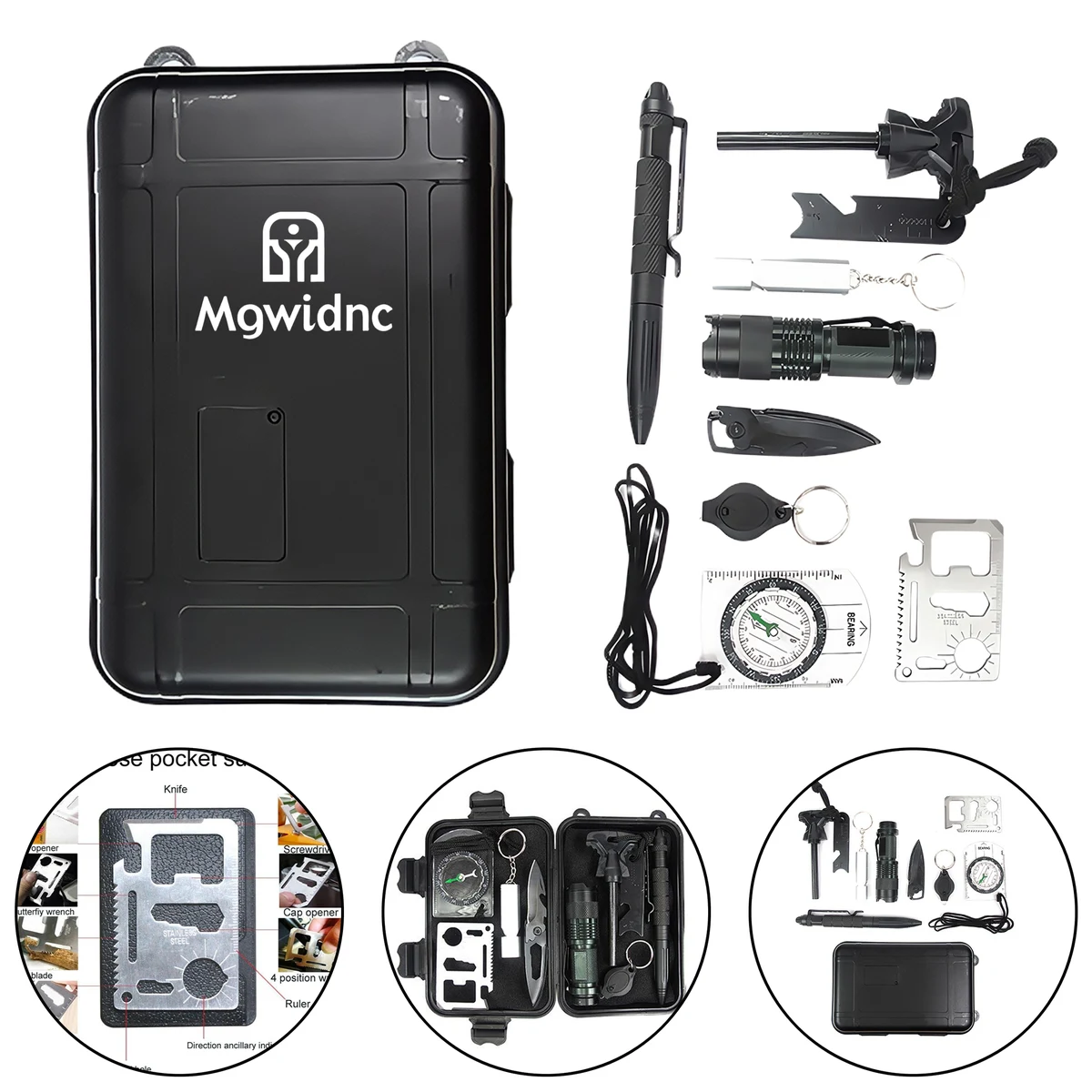 10-Piece Survival Kit for Outdoor Travel 1