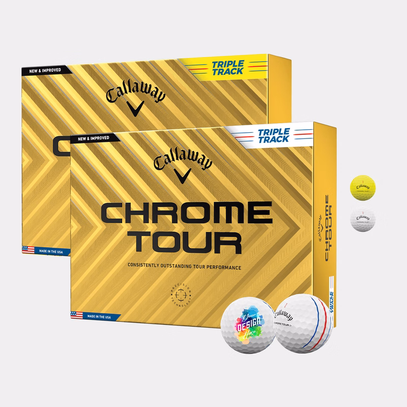 Callaway® 12 Pack Chrome Tour Triple Track Golf Balls