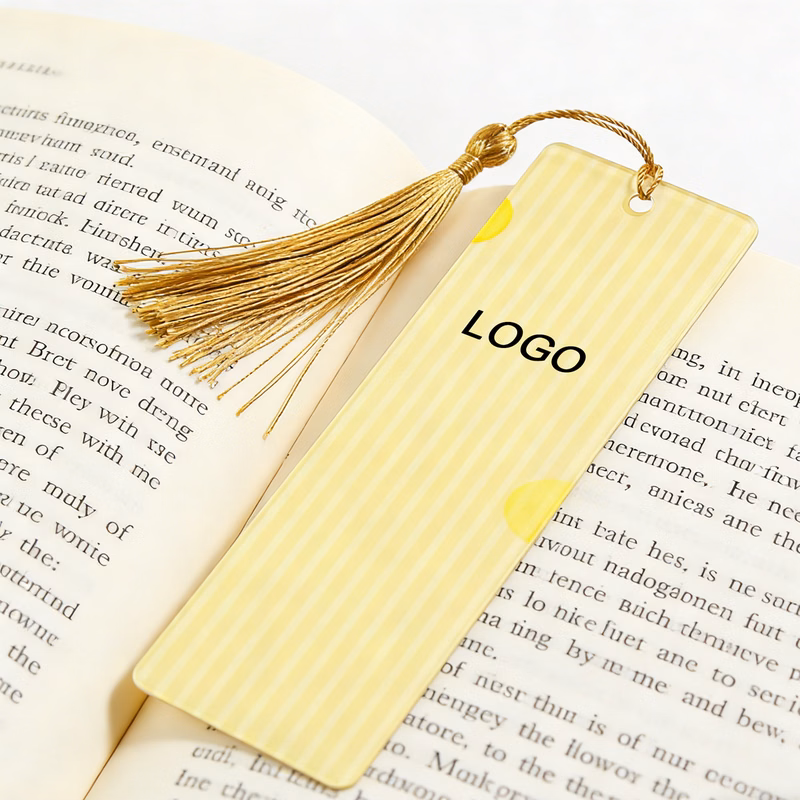 Elegant Bookmark with Acrylic Body and Tassel