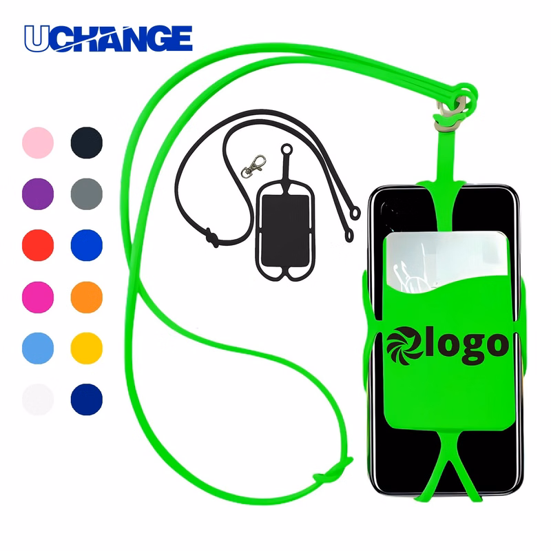 Cell Phone Lanyard with Card Pocket