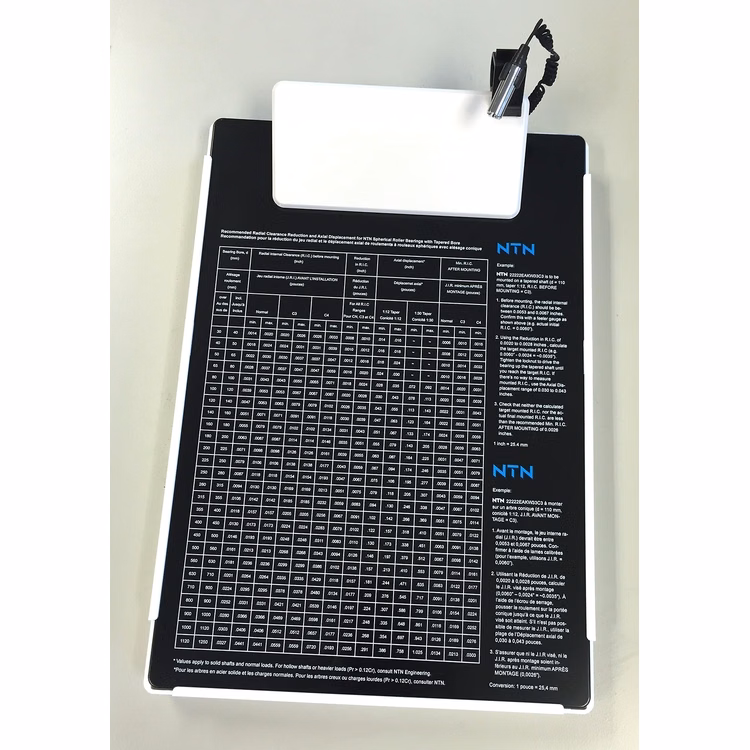 Letter Size Clipboard w/ Storage Box & Light Clip