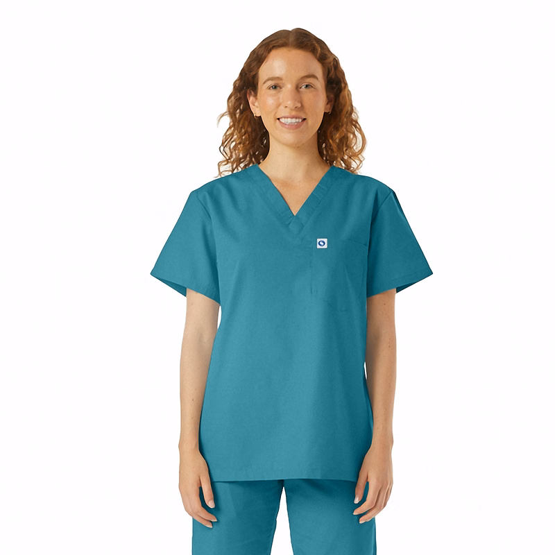 UltraSoft Unisex V-Neck 1-Pocket Scrub Top