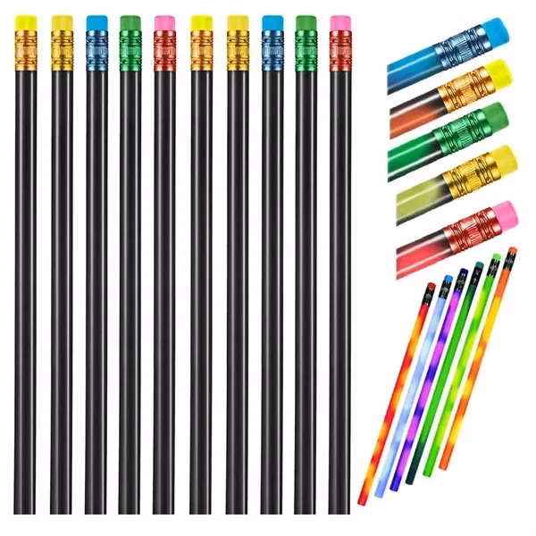 Custom HB Color Changing Pencil with Eraser — Temperature Sensitive Desk Accessory