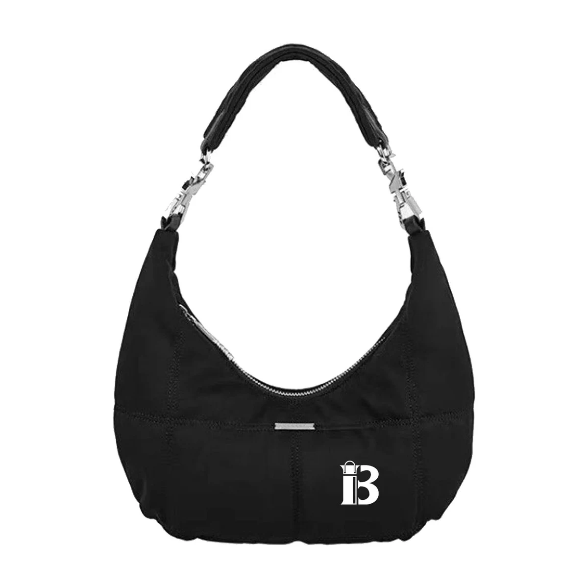 Polyester Vintage Black Cloud Tote Bag, custom tote bag with logo imprint 1