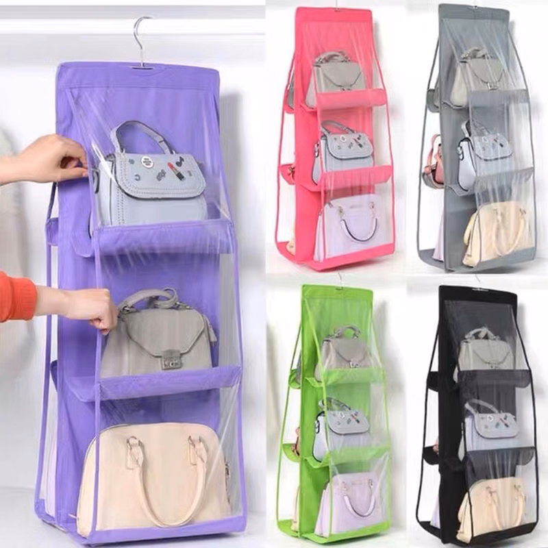 Clear Hanging Handbag Organizer