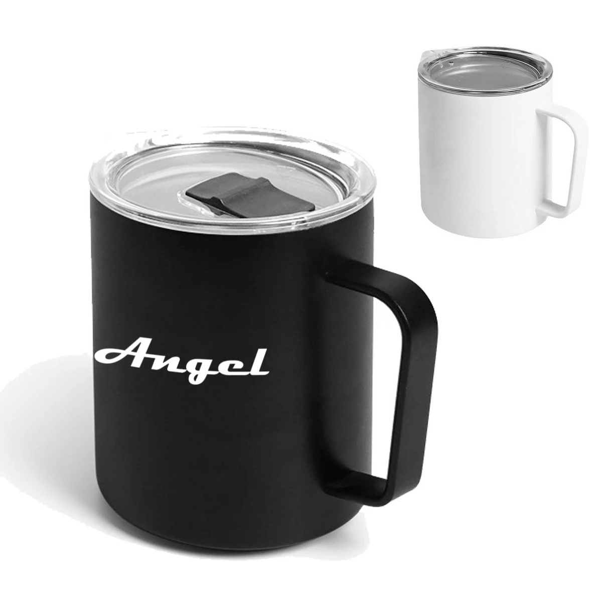 12oz Insulated Stainless Steel Mug w/ Handle 1